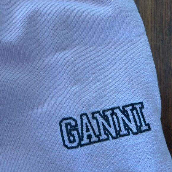 Ganni pink shorts athletic sweatshirts size M - Picture 3 of 6